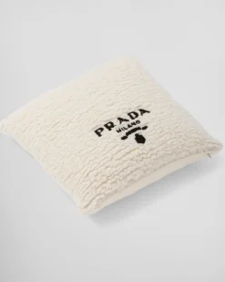 Mujer/Hombre Prada JUEGOS Y ACCESORIOS PARA EL HOGAR|JUEGOS Y ACCESORIOS PARA EL HOGAR^Cojín De Piel Sintética De Cachemir Y Lana