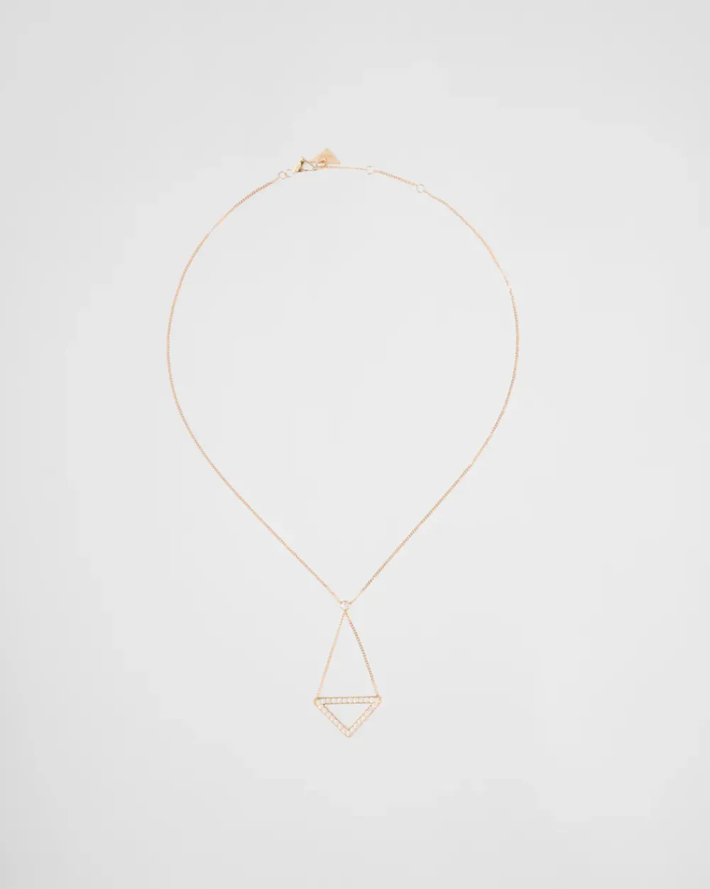 Mujer Prada COLECCIÓN DE JOYERÍA ELEGANTE^Collar Con Colgante Calado Eternal Gold De Oro Amarillo Y Diamantes