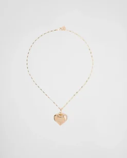 Mujer/Hombre Prada COLECCIÓN DE JOYERÍA ELEGANTE|COLECCIÓN DE JOYERÍA ELEGANTE^Collar Con Colgante Pequeño Eternal Gold De Oro Amarillo