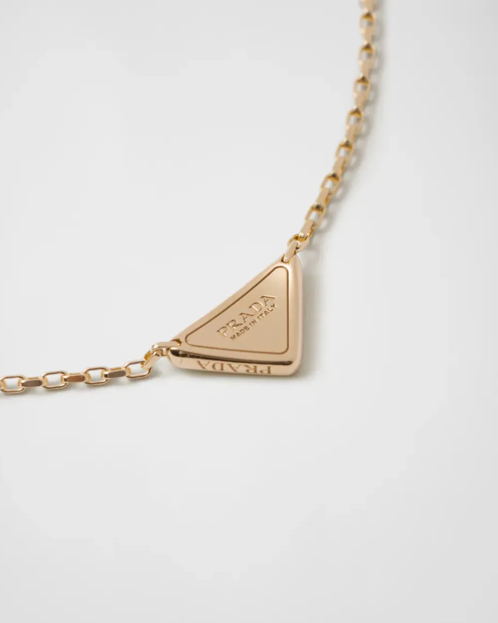 Mujer/Hombre Prada COLECCIÓN DE JOYERÍA ELEGANTE|COLECCIÓN DE JOYERÍA ELEGANTE^Collar Con Microcolgante Triangular Eternal Gold De Oro Amarillo Y Diamantes