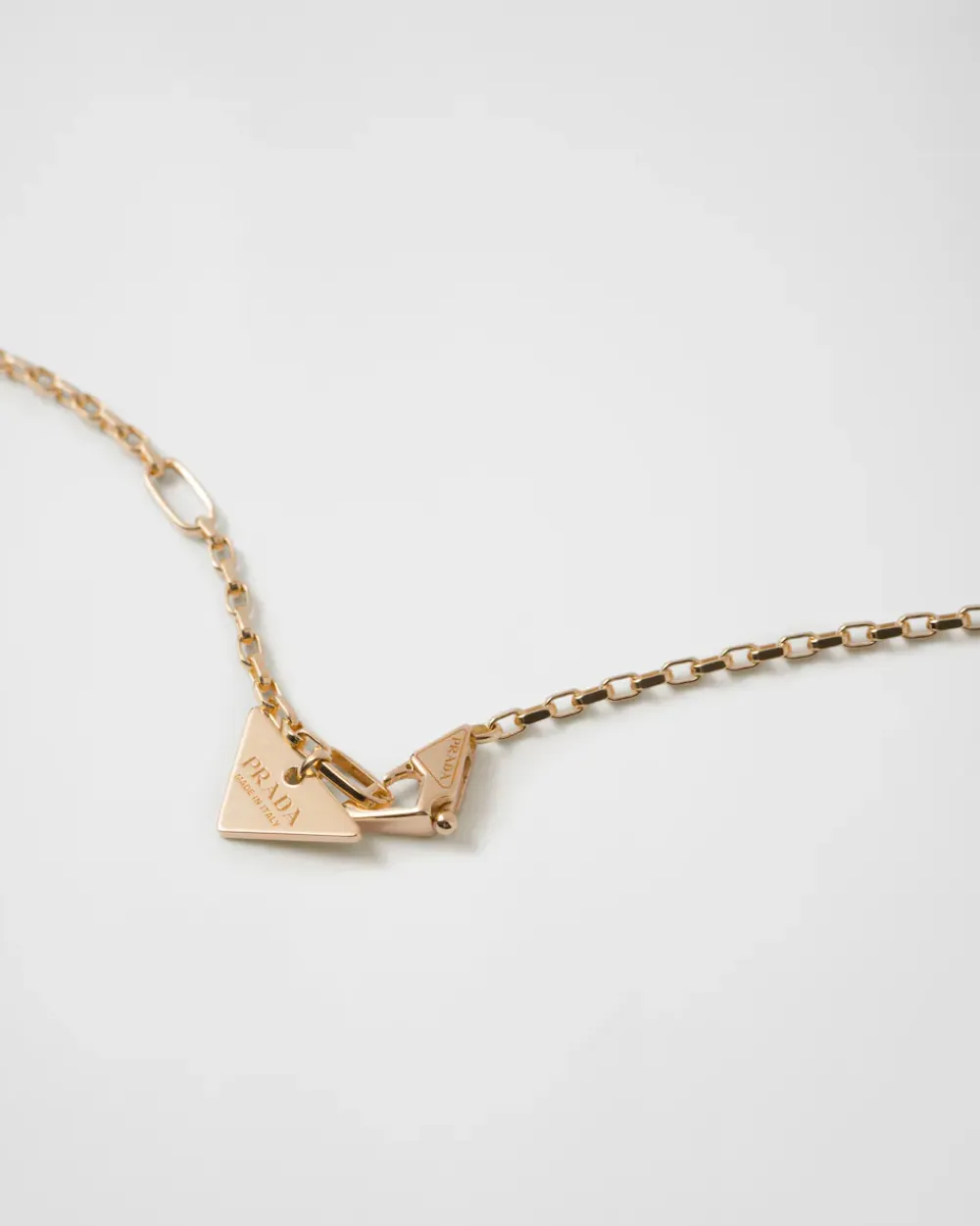 Mujer/Hombre Prada COLECCIÓN DE JOYERÍA ELEGANTE|COLECCIÓN DE JOYERÍA ELEGANTE^Collar Con Microcolgante Triangular Eternal Gold De Oro Amarillo Y Diamantes