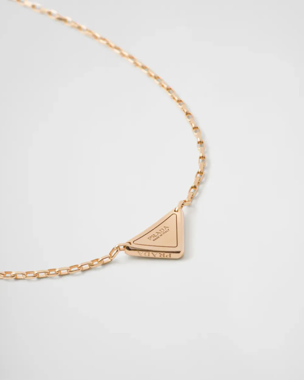 Mujer/Hombre Prada COLECCIÓN DE JOYERÍA ELEGANTE|COLECCIÓN DE JOYERÍA ELEGANTE^Collar Con Minicolgante Triangular Eternal Gold De Oro Amarillo Y Diamantes