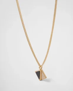 Mujer/Hombre Prada COLECCIÓN DE JOYERÍA ELEGANTE|COLECCIÓN DE JOYERÍA ELEGANTE^Collar Eternal Gold De Oro, Diamantes Y óNice