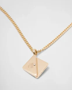 Mujer/Hombre Prada COLECCIÓN DE JOYERÍA ELEGANTE|COLECCIÓN DE JOYERÍA ELEGANTE^Collar Eternal Gold De Oro, Diamantes Y óNice
