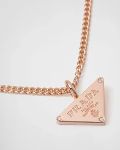 Mujer Prada COLECCIÓN DE JOYERÍA ELEGANTE^Collar Eternal Gold De Oro Rosa Y Diamantes