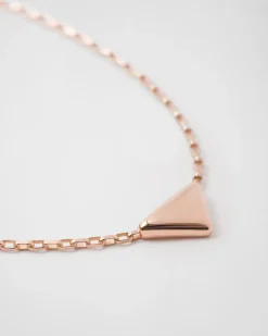 Mujer/Hombre Prada COLECCIÓN DE JOYERÍA ELEGANTE|COLECCIÓN DE JOYERÍA ELEGANTE^Collar Eternal Gold En Oro Rosa Con Colgante De Triángulo Pequeño
