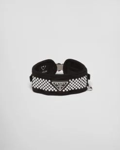 Mujer/Hombre Prada ACCESORIOS PARA MASCOTAS|ACCESORIOS PARA MASCOTAS^Collar Para Mascotas Satinado Con es