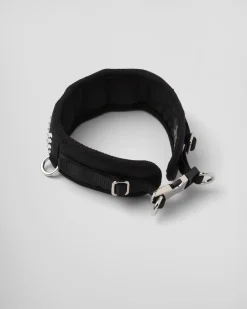 Mujer/Hombre Prada ACCESORIOS PARA MASCOTAS|ACCESORIOS PARA MASCOTAS^Collar Para Mascotas Satinado Con es