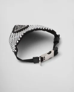 Mujer/Hombre Prada ACCESORIOS PARA MASCOTAS|ACCESORIOS PARA MASCOTAS^Collar Para Mascotas Satinado Con es