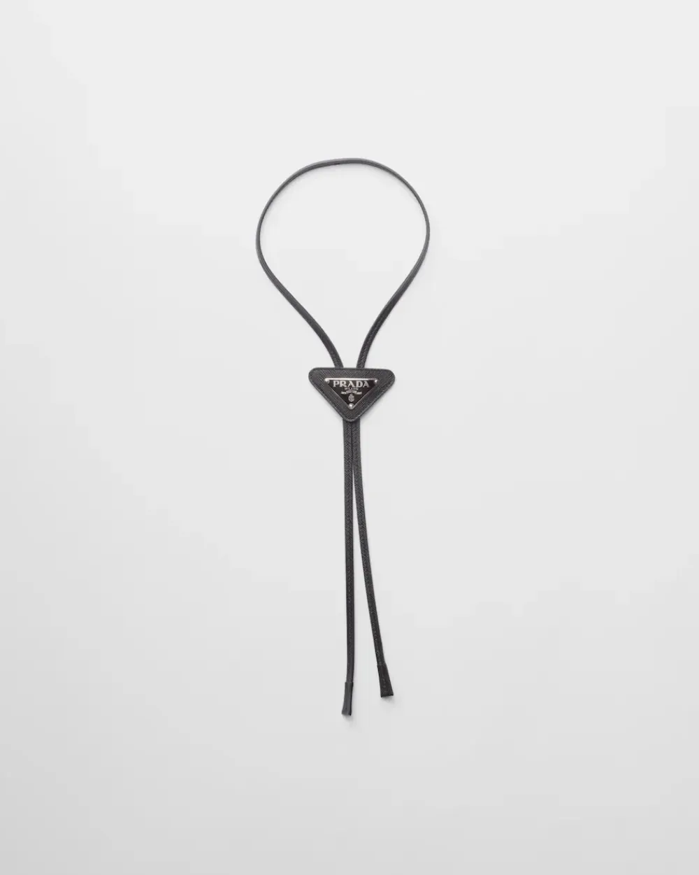 Hombre Prada JOYAS DE FANTASÍA|CORBATAS Y PAJARITAS^Corbata Bolo De Piel Saffiano