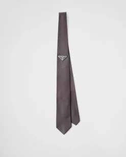 Hombre Prada COLECCIÓN MASCULINA|CORBATAS Y PAJARITAS^Corbata En Gabardina De Re-nylon