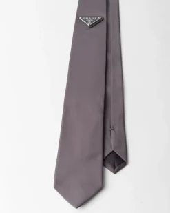 Hombre Prada COLECCIÓN MASCULINA|CORBATAS Y PAJARITAS^Corbata En Gabardina De Re-nylon