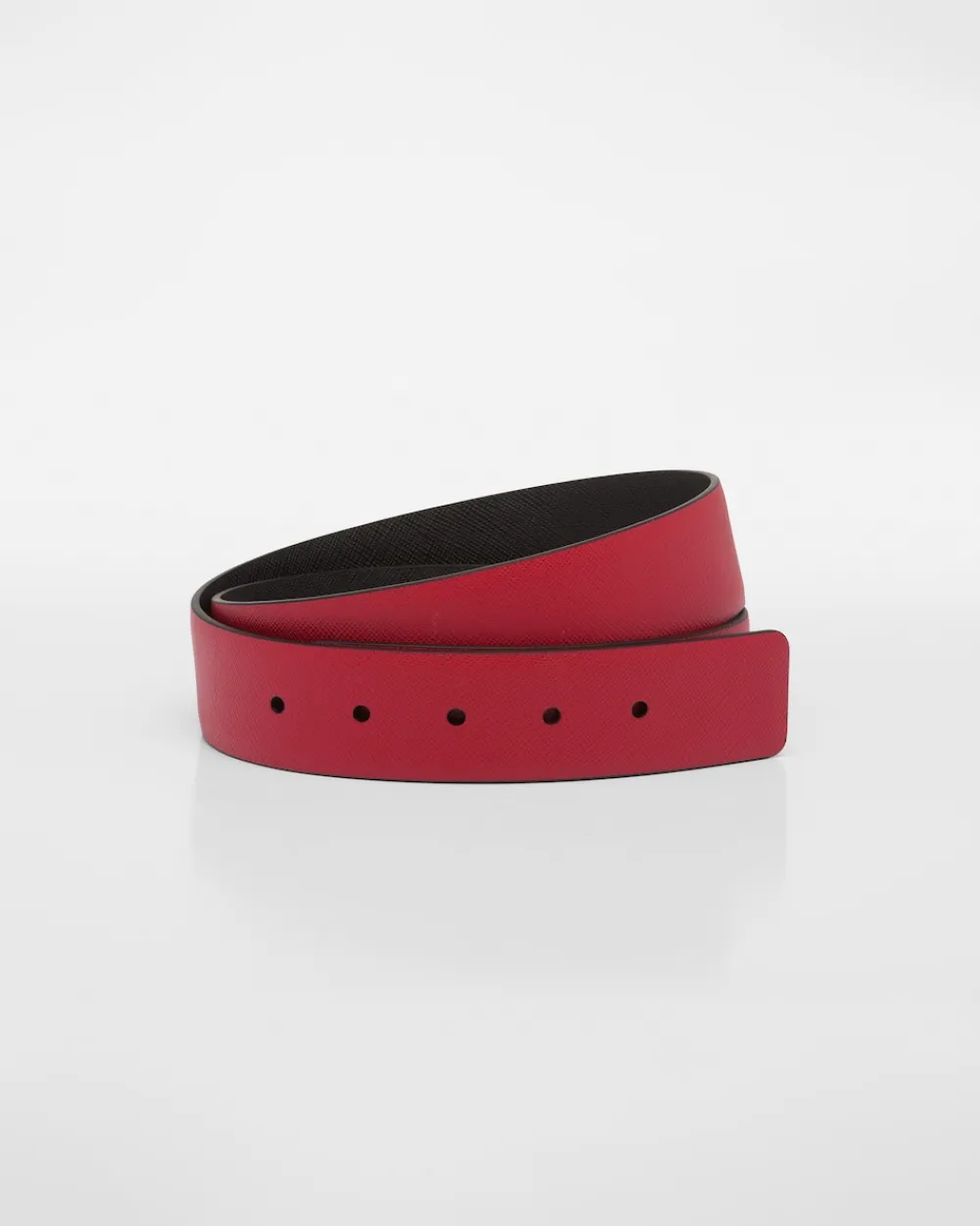 Hombre Prada CINTURONES PERSONALIZADOS^Correa De Cinturón Reversible De Piel Saffiano