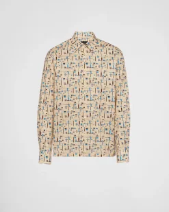 Hombre Prada CAMISAS^Cotton Shirt