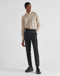 Hombre Prada CAMISAS^Cotton Shirt