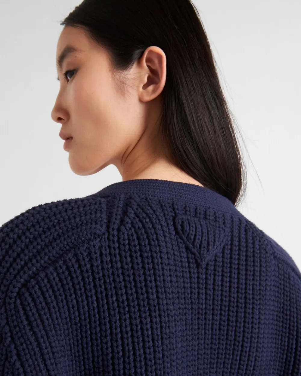 Mujer Prada TEJIDOS DE PUNTO^Cárdigan De Algodón
