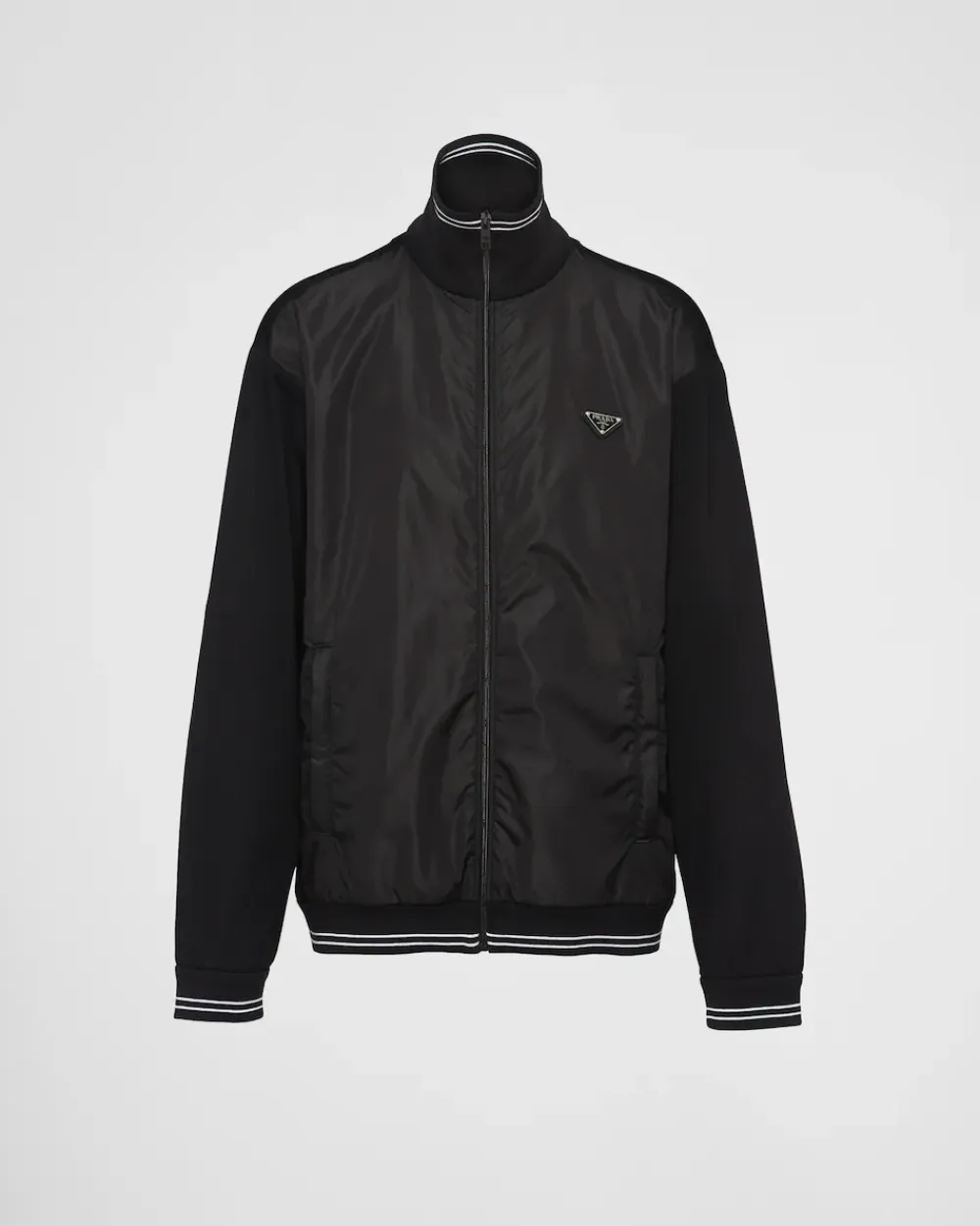 Hombre Prada ROPA DEPORTIVA Y SUDADERAS^Cárdigan De Algodón Con Detalle De Re-nylon