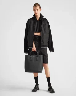 Hombre Prada ROPA DEPORTIVA Y SUDADERAS^Cárdigan De Algodón Con Detalle De Re-nylon