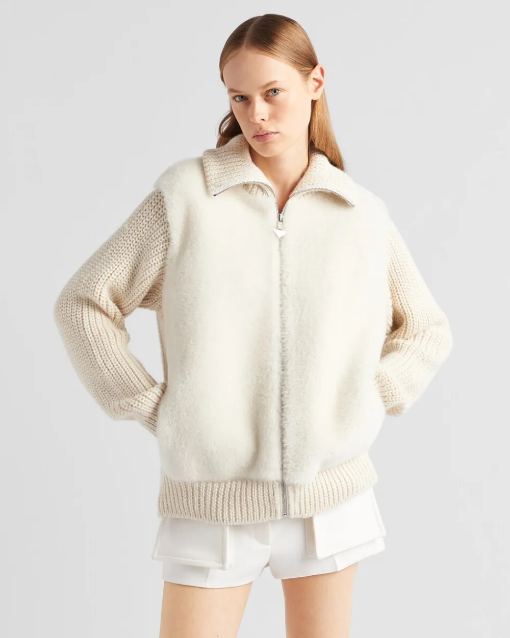 Mujer Prada TEJIDOS DE PUNTO^Cárdigan De Alpaca