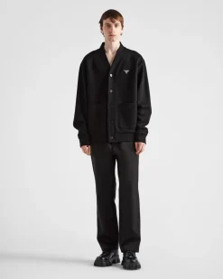 Hombre Prada ROPA DEPORTIVA Y SUDADERAS^Cárdigan De Felpa De Algodón