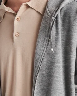 Hombre Prada ROPA DEPORTIVA Y SUDADERAS^Cárdigan En Mezcla De Cachemir Con Capucha