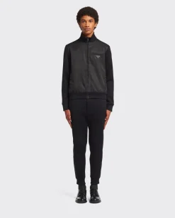 Hombre Prada ROPA DEPORTIVA Y SUDADERAS^Cárdigan Sudadera Con Detalles De Re-nylon