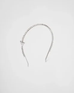 Mujer Prada DIADEMAS Y ACCESORIOS PARA EL PELO^Diadema De Latón Con Adornos