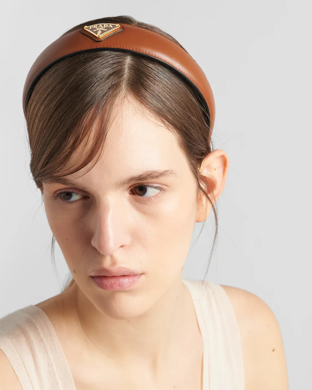 Mujer Prada DIADEMAS Y ACCESORIOS PARA EL PELO^Diadema De Piel