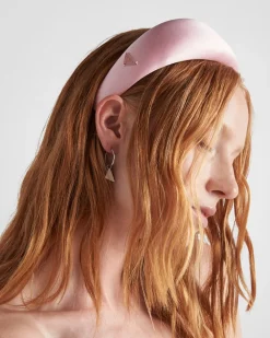 Mujer Prada DIADEMAS Y ACCESORIOS PARA EL PELO^Diadema De Satén