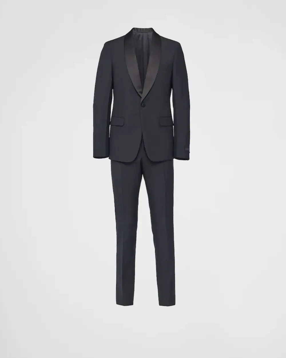 Hombre Prada TRAJES^Esmoquin De Cruzado Simple De Lana Y Mohair