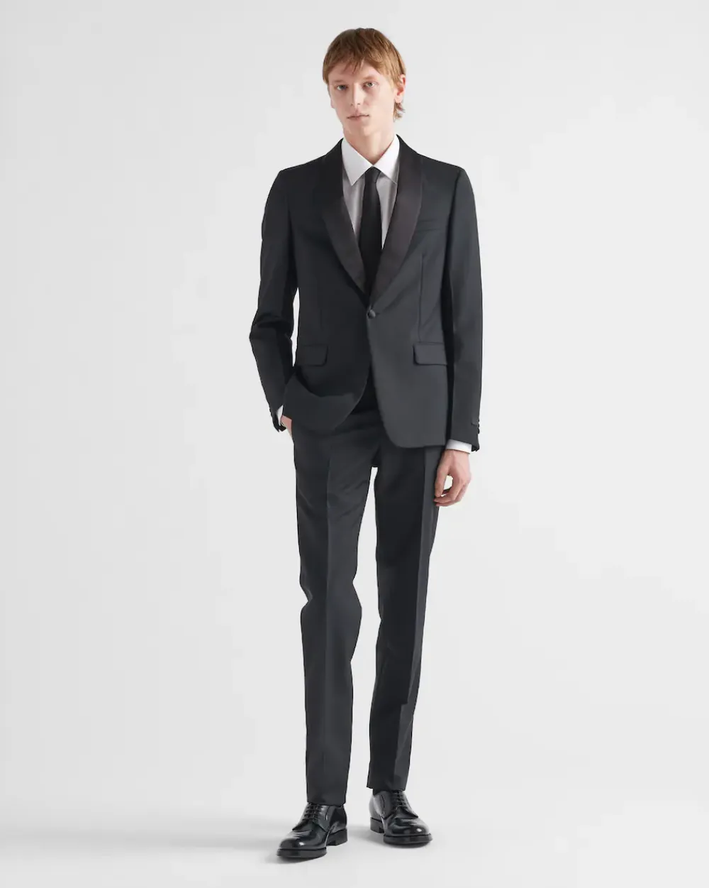 Hombre Prada TRAJES^Esmoquin De Cruzado Simple De Lana Y Mohair
