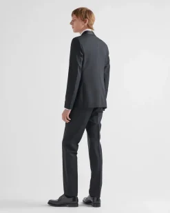 Hombre Prada TRAJES^Esmoquin De Cruzado Simple De Lana Y Mohair