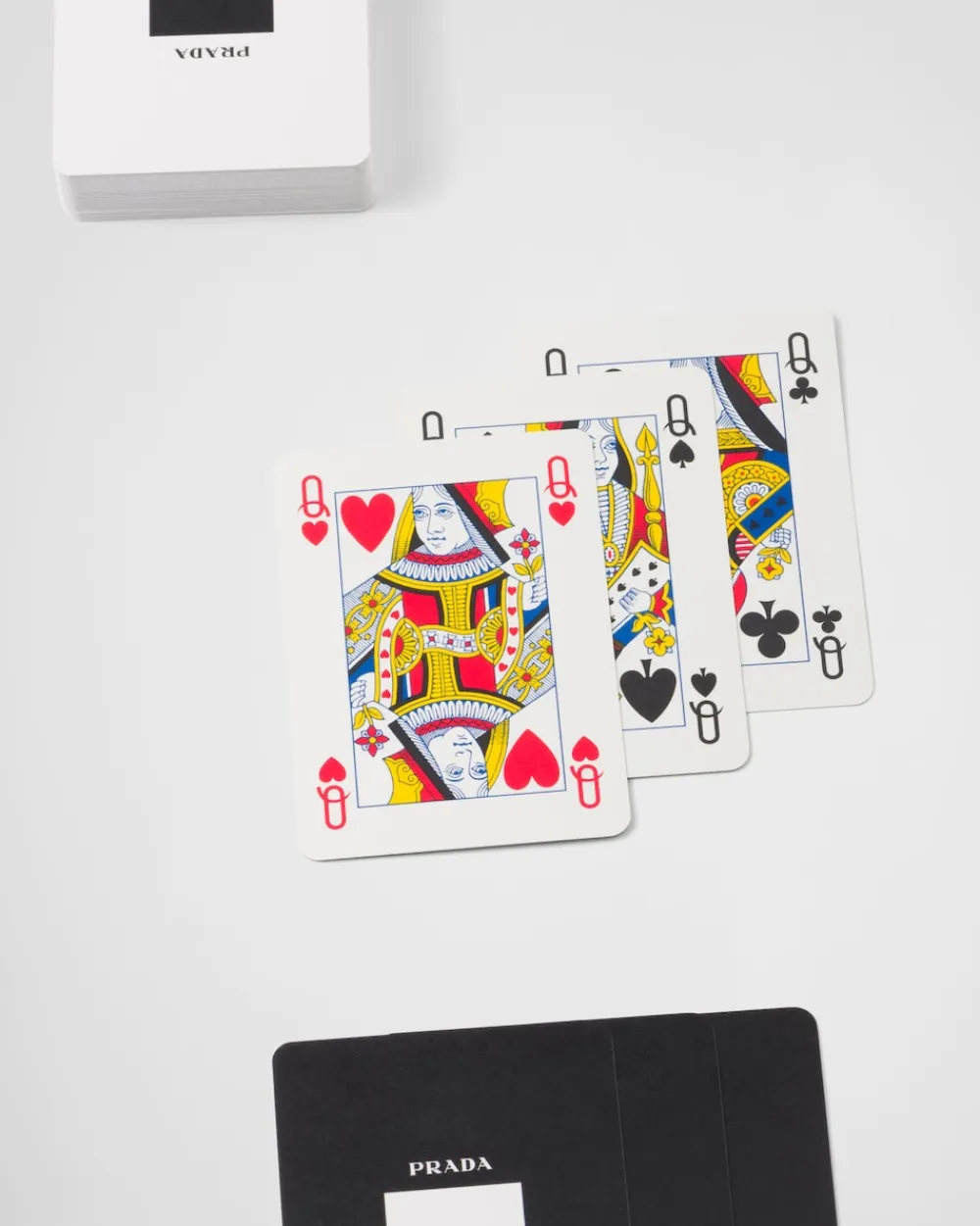 Mujer/Hombre Prada JUEGOS|JUEGOS Y ACCESORIOS PARA EL HOGAR^Estuche Con Tres Barajas De Cartas