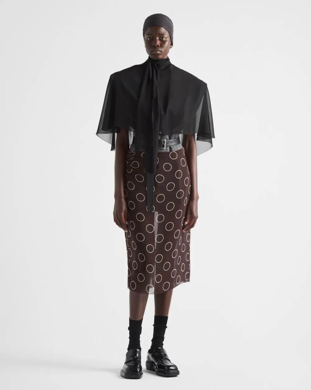 Mujer Prada FALDAS^Falda De Georgette Estampada