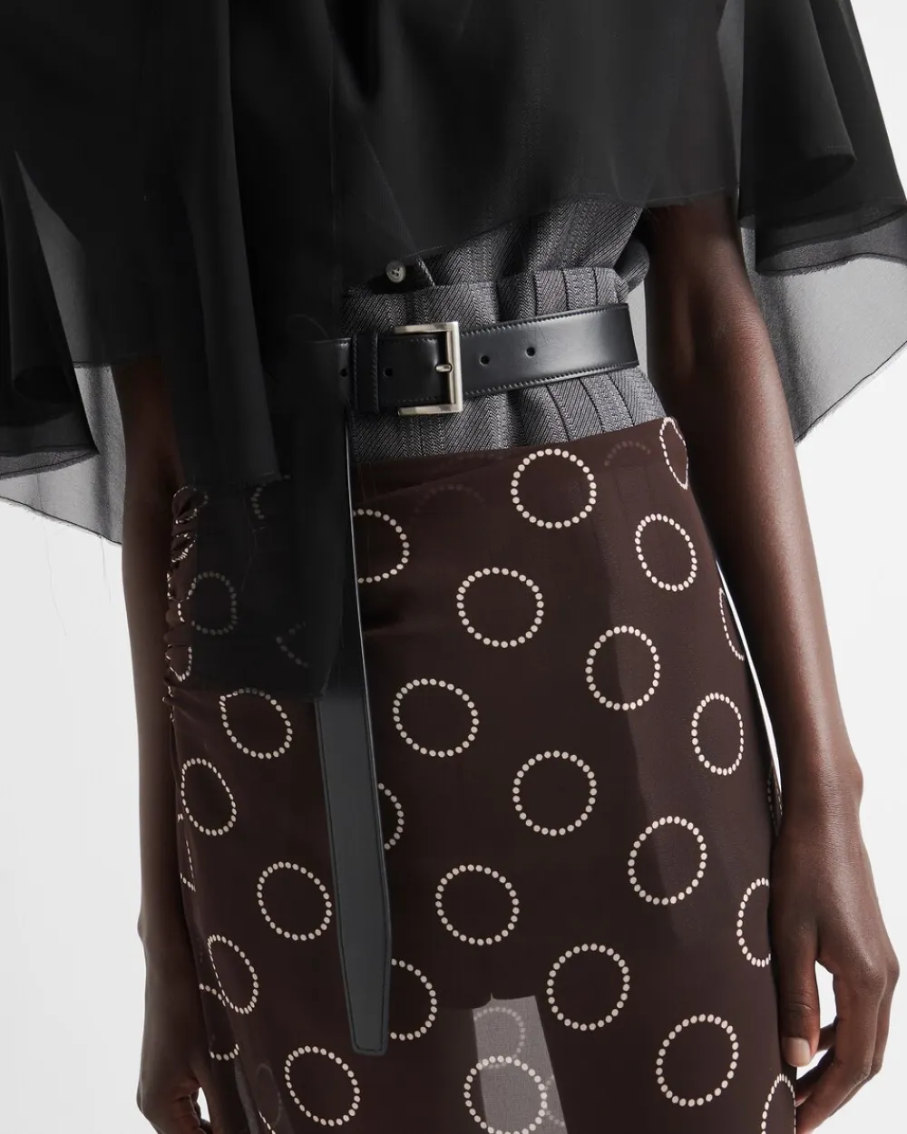 Mujer Prada FALDAS^Falda De Georgette Estampada