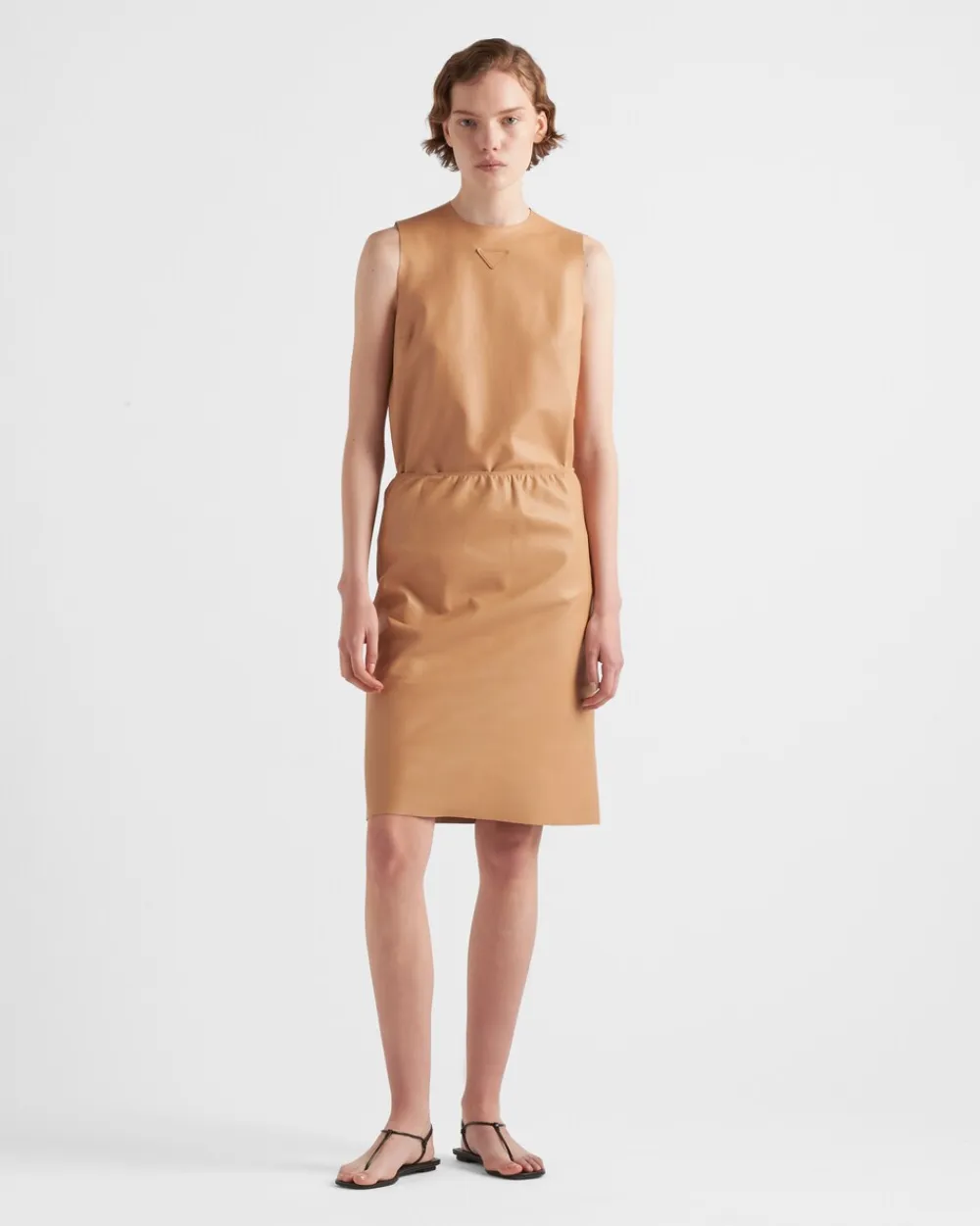Mujer Prada ROPA DE PIEL^Falda De Napa