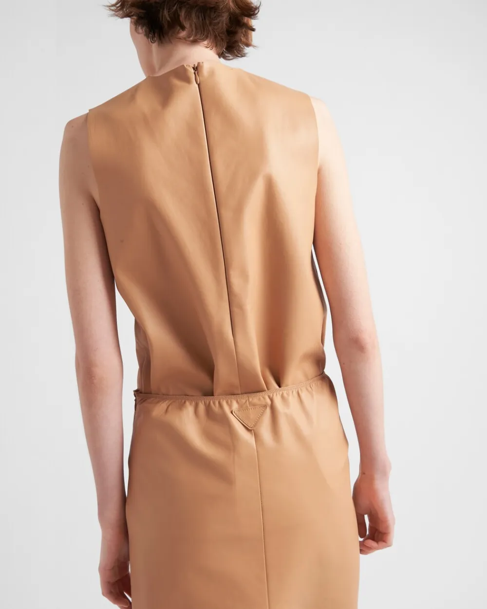 Mujer Prada ROPA DE PIEL^Falda De Napa