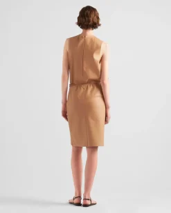 Mujer Prada ROPA DE PIEL^Falda De Napa