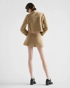 Mujer Prada ROPA DE PIEL^Falda De Piel Vuelta