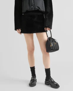 Mujer Prada ROPA DE PIEL^Falda De Piel Vuelta