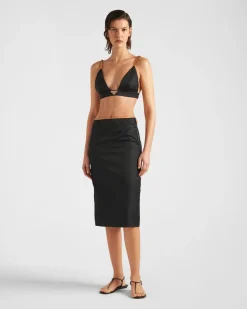 Mujer Prada COLECCIÓN FEMENINA|FALDAS^Falda De Re-nylon