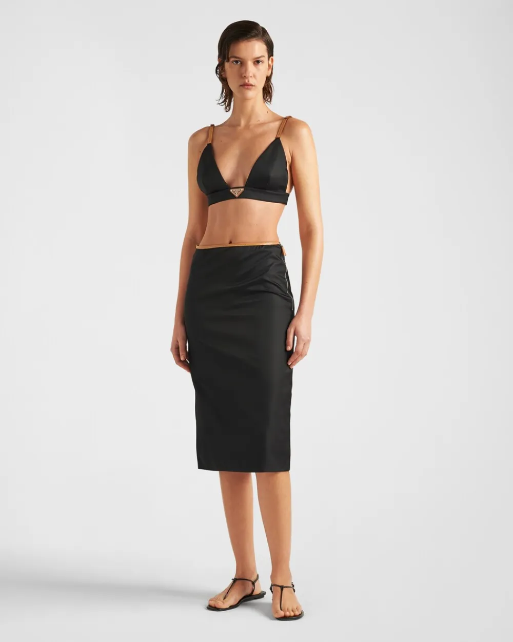 Mujer Prada COLECCIÓN FEMENINA|FALDAS^Falda De Re-nylon