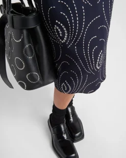 Mujer Prada FALDAS^Falda De Sablé Con Estampado
