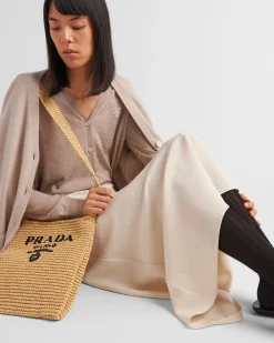 Mujer Prada FALDAS^Falda De Sablé Larga