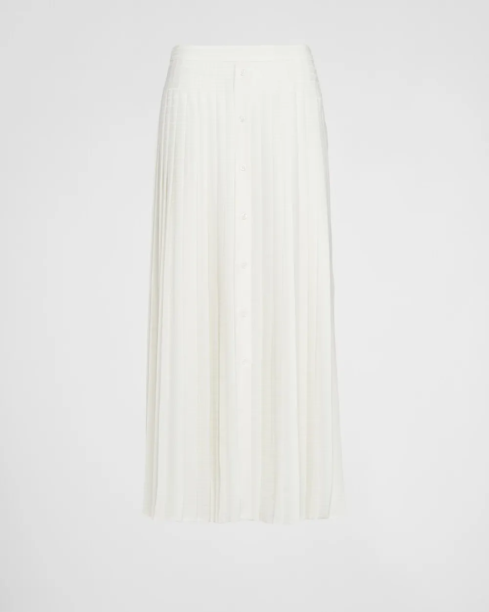 Mujer Prada FALDAS^Falda Larga De Crepé De China