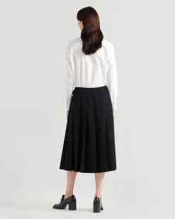 Mujer Prada FALDAS^Falda Midi De Gabardina