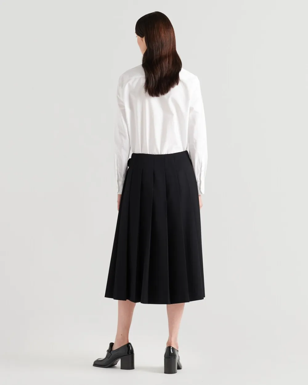 Mujer Prada FALDAS^Falda Midi De Gabardina