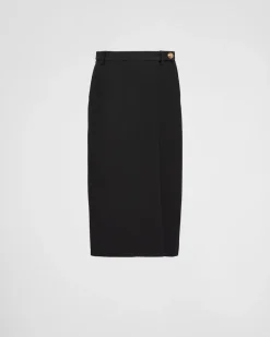 Mujer Prada FALDAS^Falda Midi De Tricotina