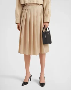 Mujer Prada COLECCIÓN FEMENINA|FALDAS^Falda Plisada De Re-nylon