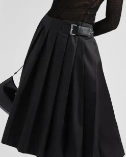 Mujer Prada COLECCIÓN FEMENINA|FALDAS^Falda Plisada De Re-nylon
